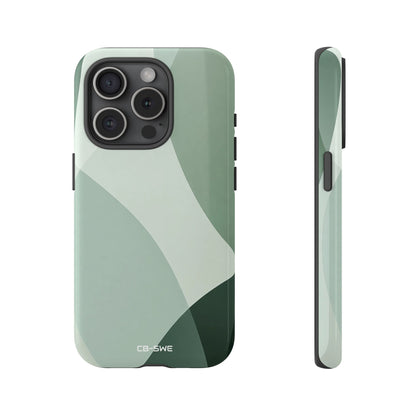 Flowing Green Harmony - iPhone Case