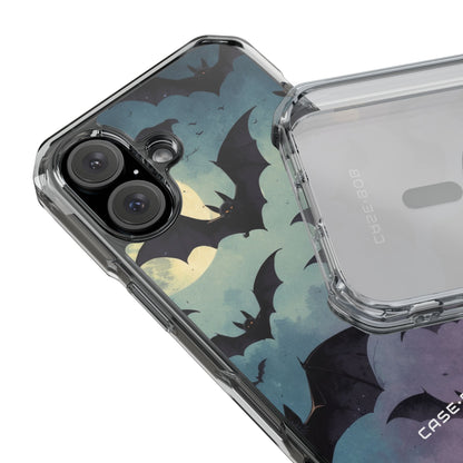 Glowing Bat Swarm iPhone 15 Case - Impact