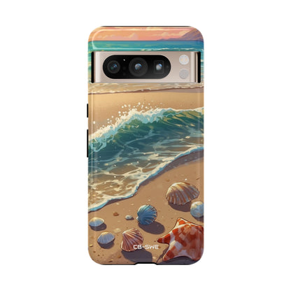 Seashells Kiss Shore - Google Pixel Case