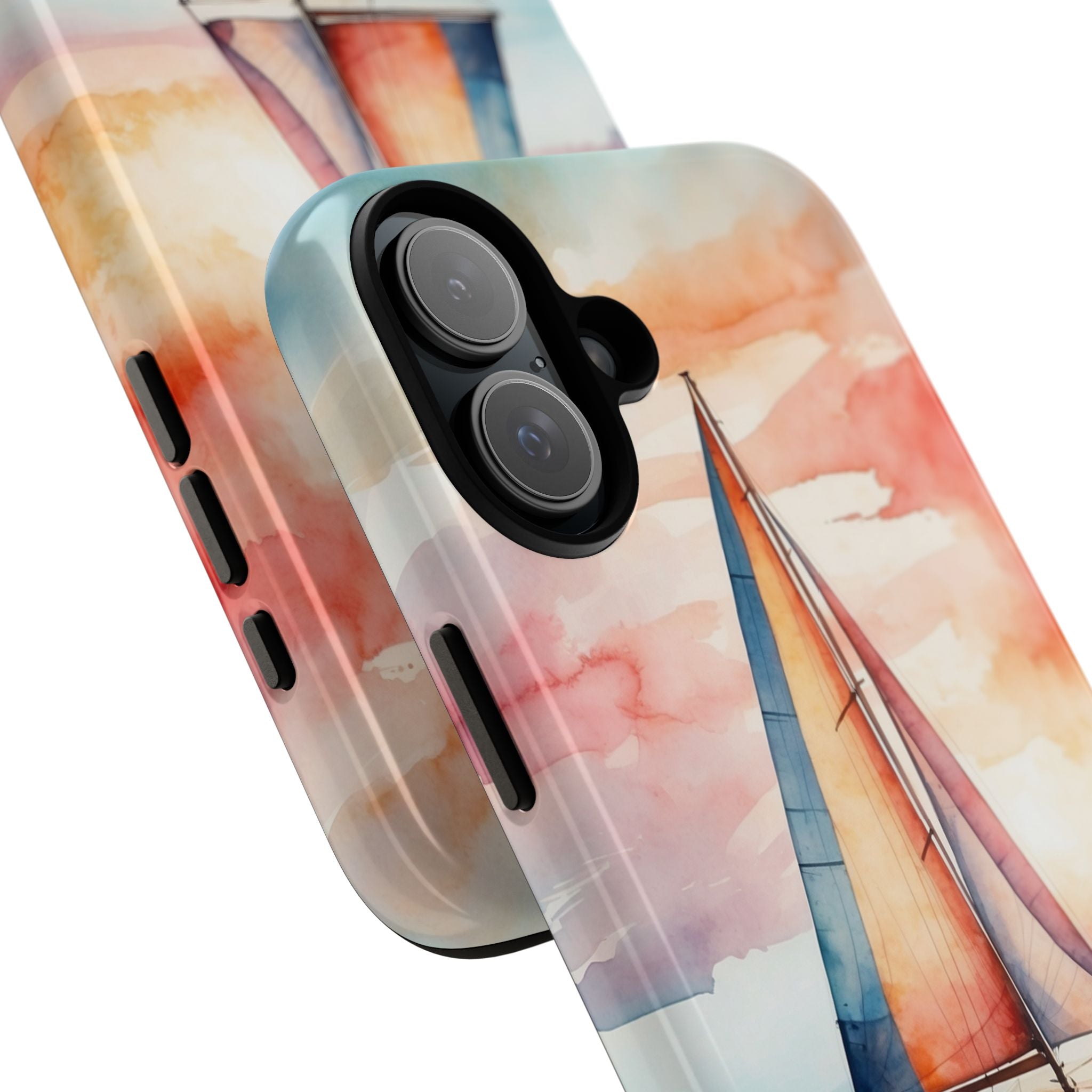 Sailboat Glides Calm - iPhone Case