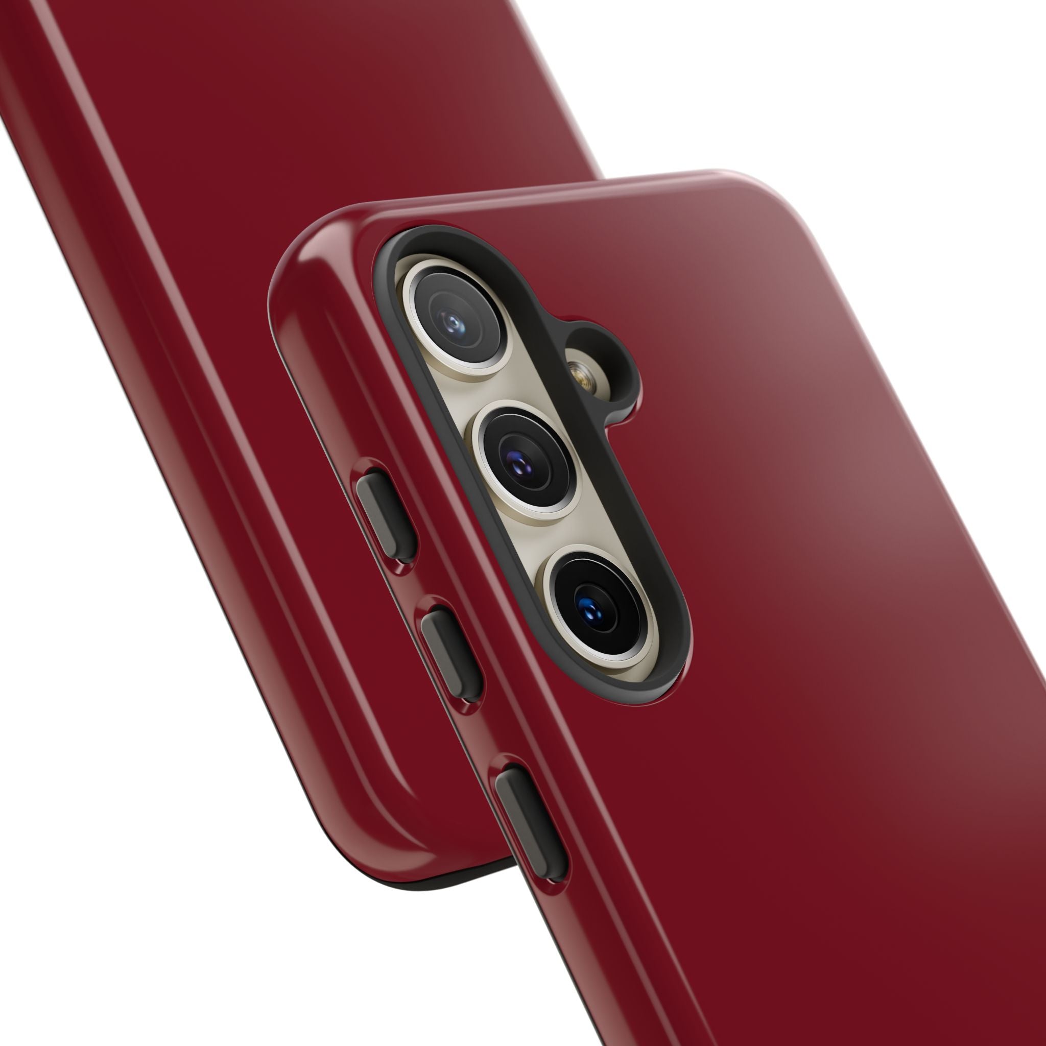 Burgundy Elegance: Minimalist Sophistication - For Samsung S24