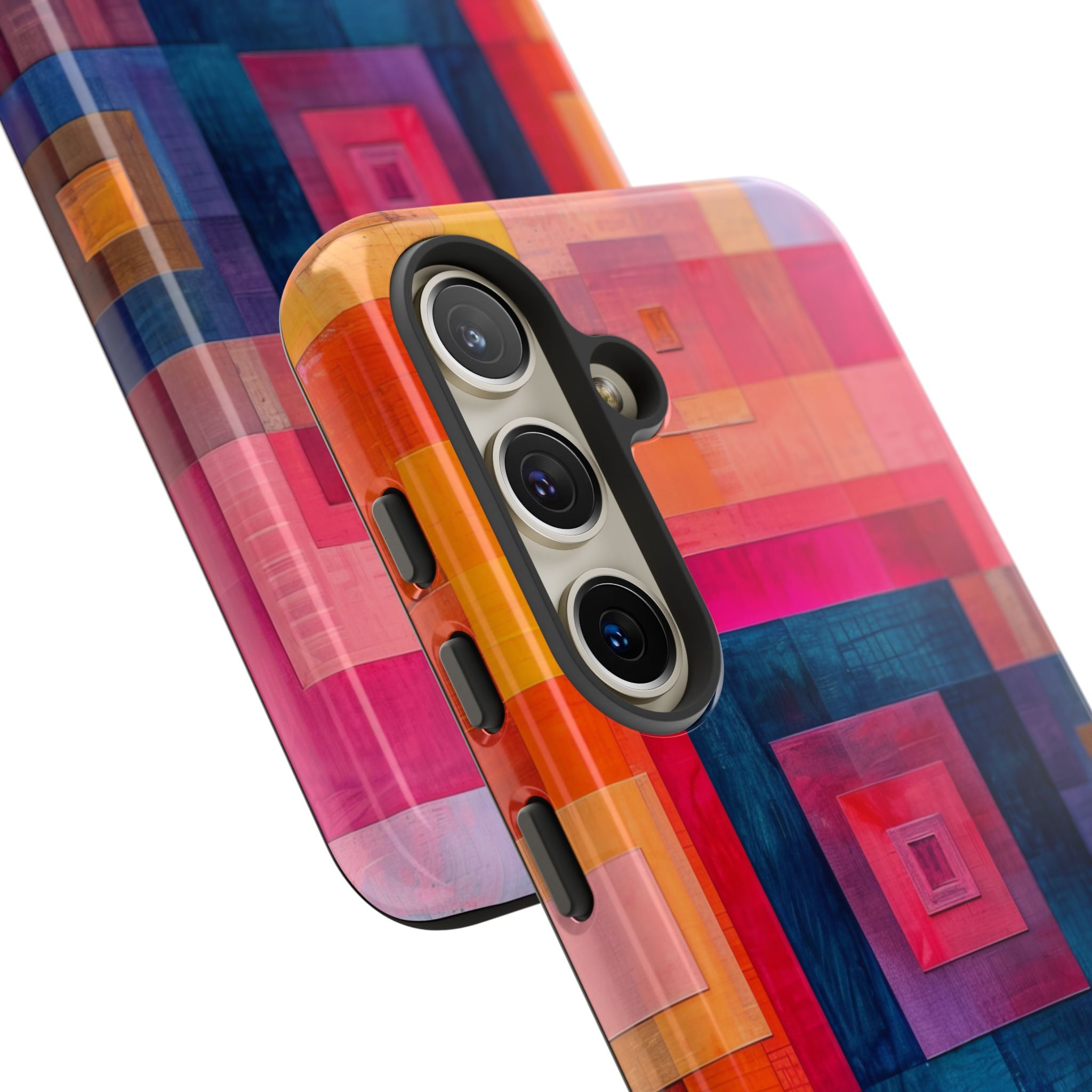 Vibrant Geometry - Tough Samsung S24 Phone Case