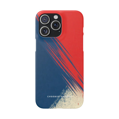 Vintage Brushstroke Harmony iPhone 15 - Slim Phone Case