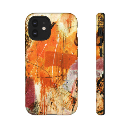 Abstract Orange Art - Protective Phone Case