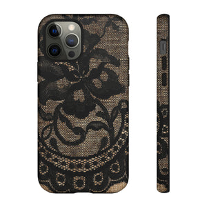 Broomrose Gothic Flower - Protective Phone Case