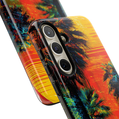 Tropical Sunburst Samsung S24 Plus Case - Tough