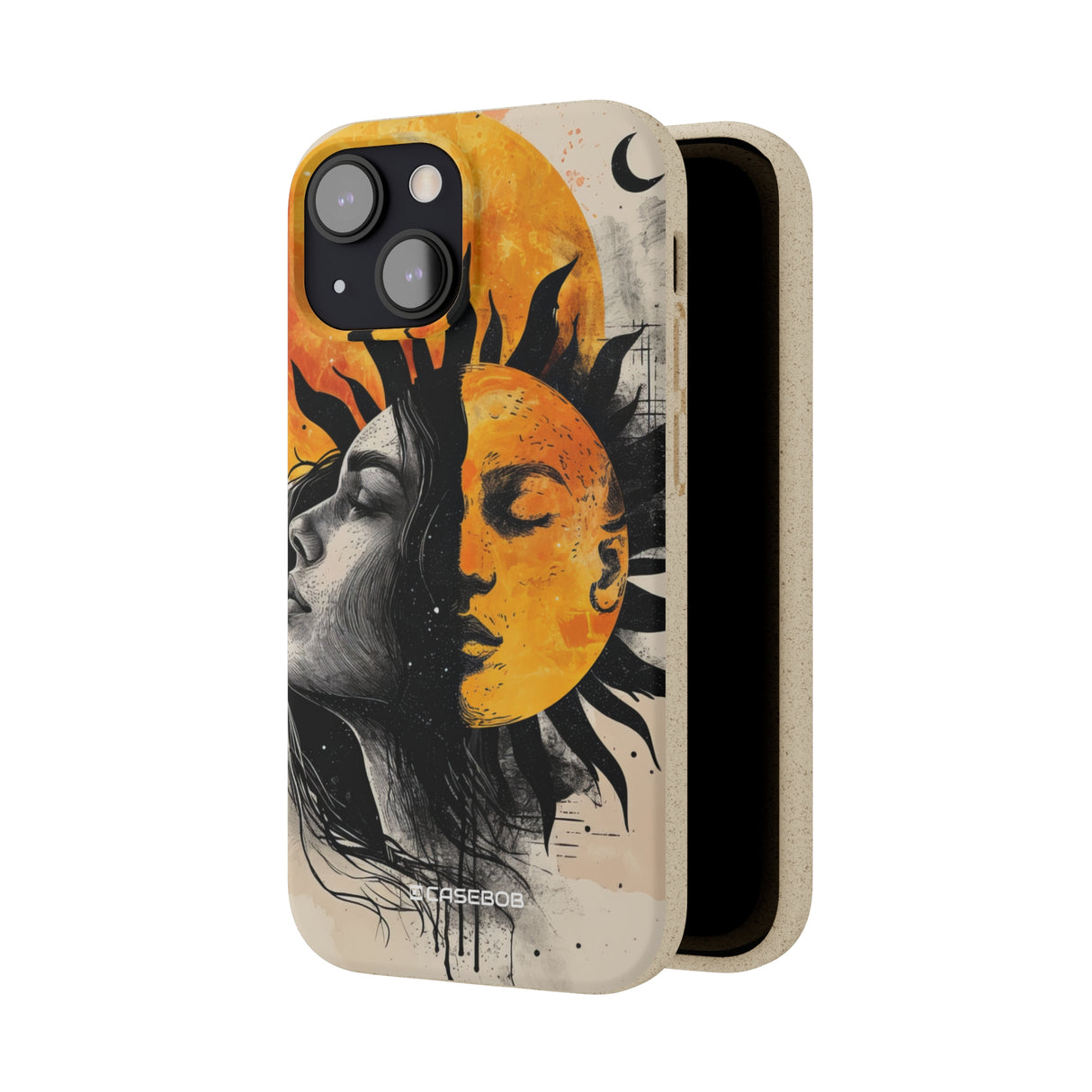 Sunlit Duality | Biodegradable Phone Case