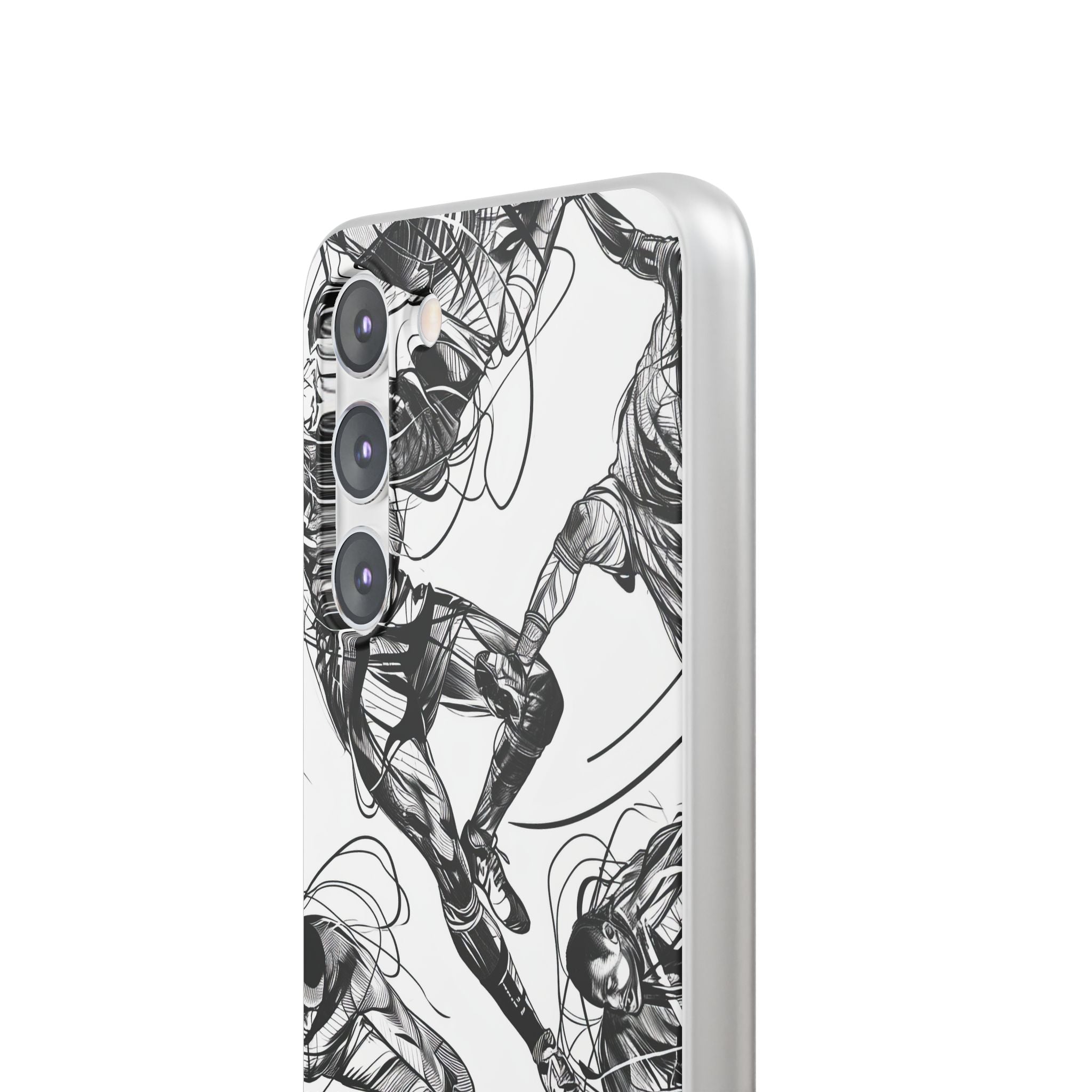 Dynamic Athletic Surrealism | Flexible Phone Case for Samsung Galaxy