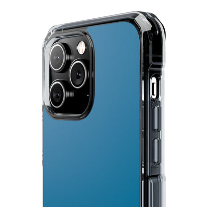 Cerulean Blue - Clear Impact Case for iPhone