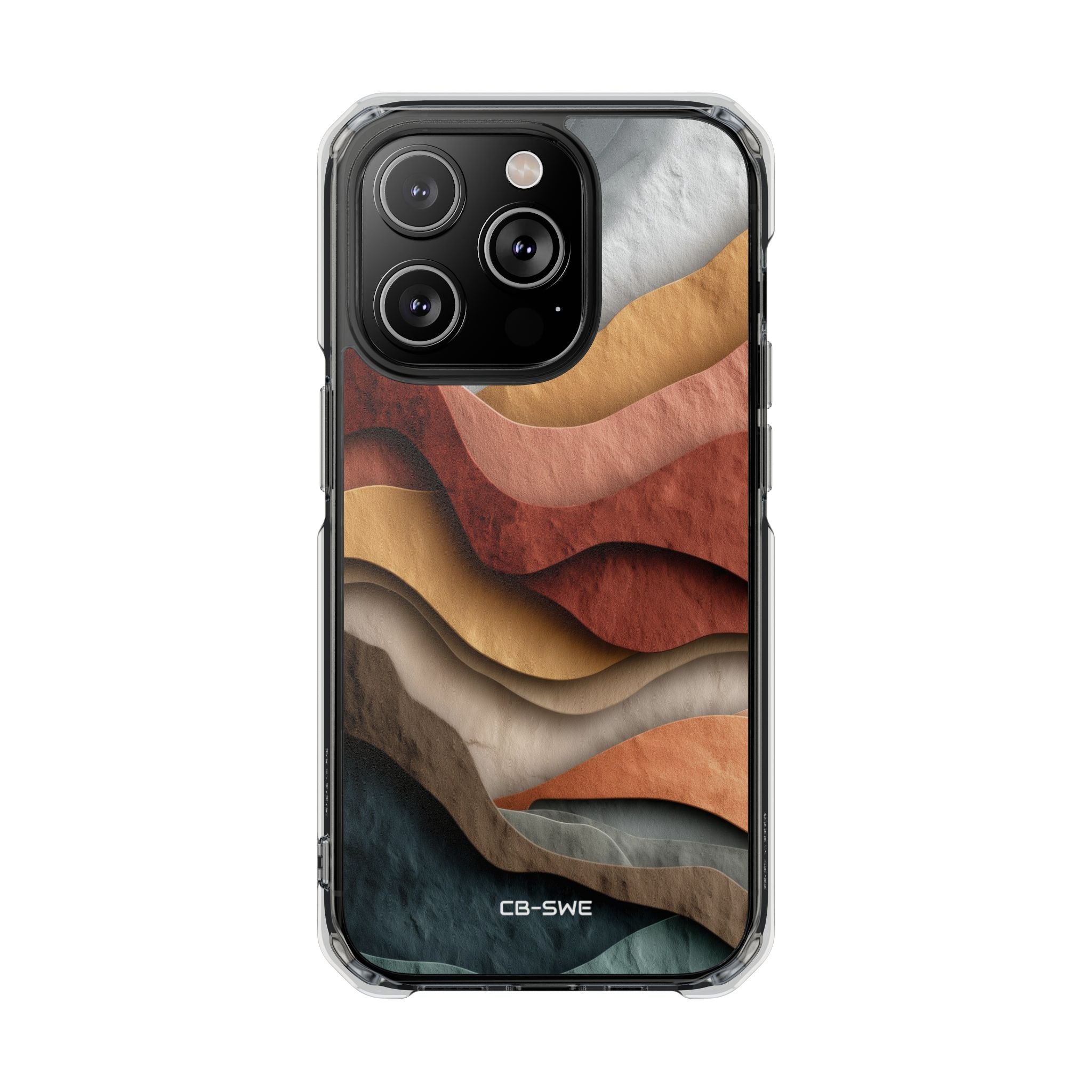 Layered Earth Whisper iPhone Case - Impact