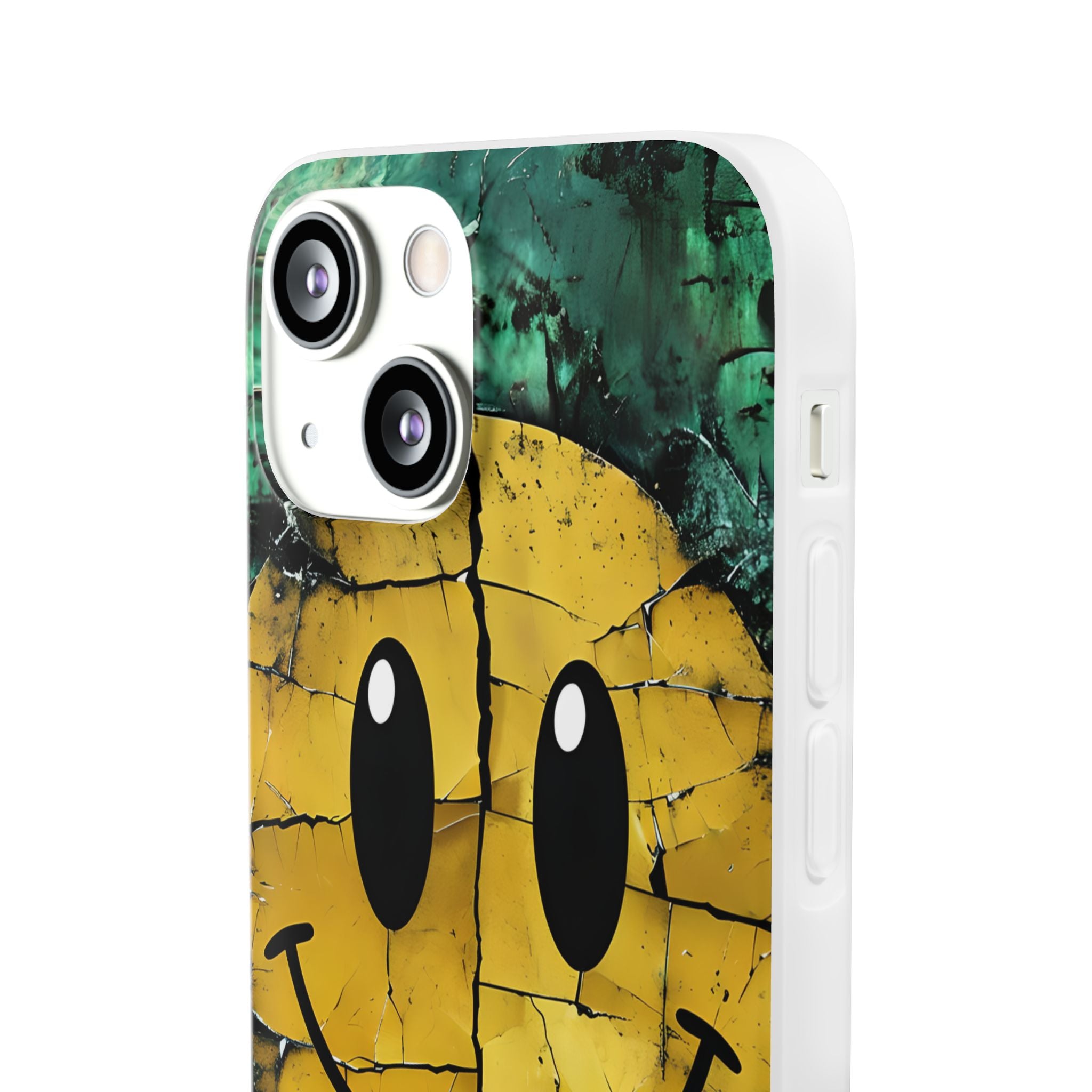 Cracked Smiley iPhone 13 mini Case - Soft