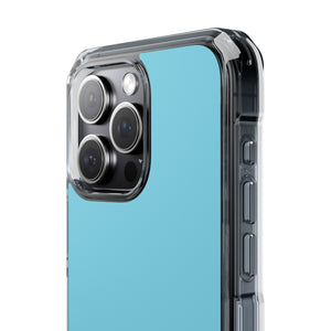 Middle Blue | Phone Case for iPhone (Clear Impact Case - Magnetic)