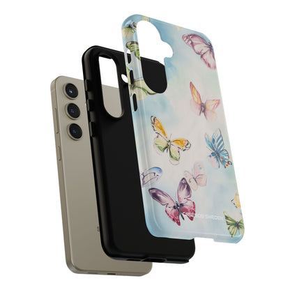 Watercolor Butterfly Bliss - Tough Samsung S24 Phone Case