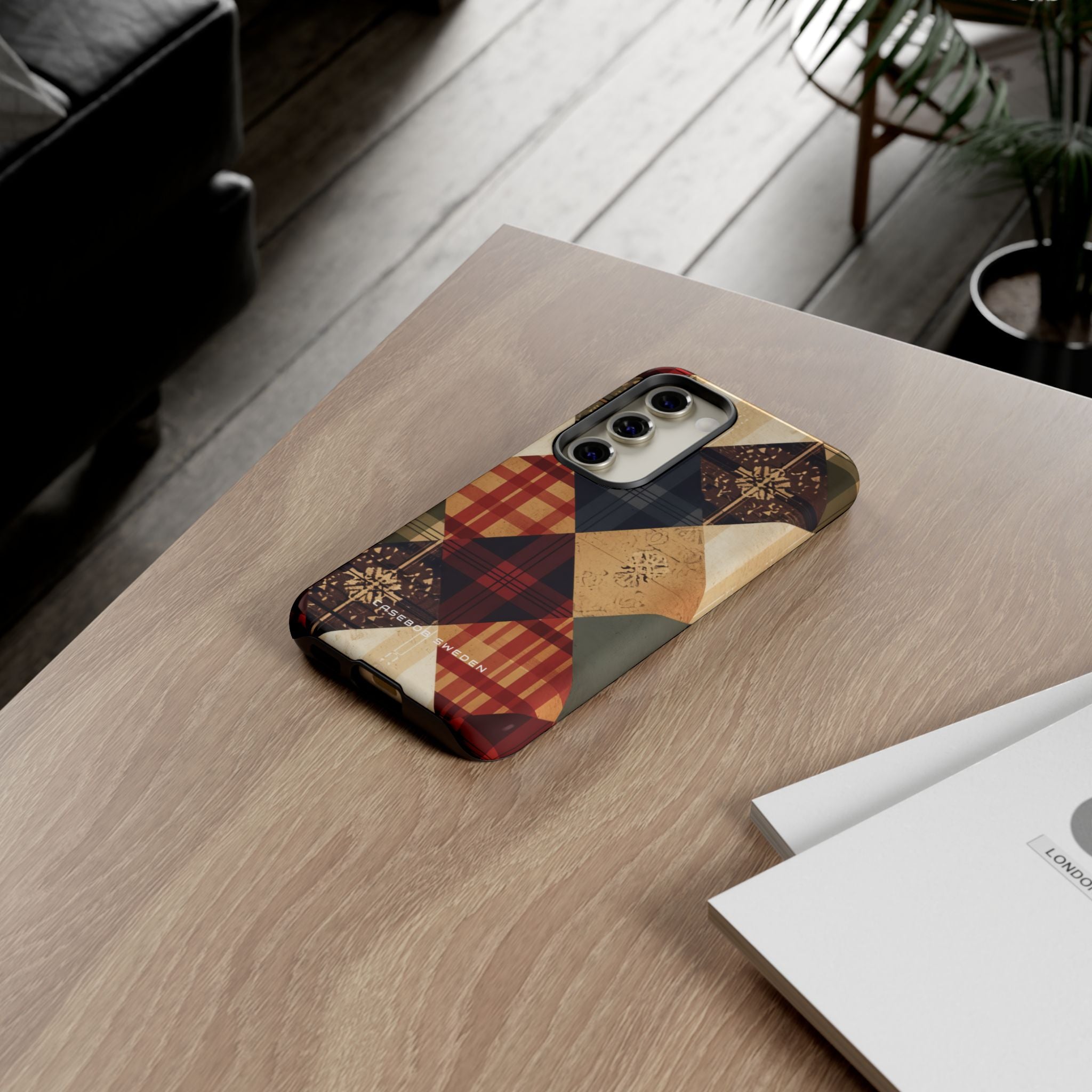 Rustic Geometric Patchwork Harmony Samsung S23 - Tough Phone Case