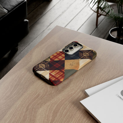 Rustic Geometric Patchwork Harmony Samsung S23 - Tough Phone Case