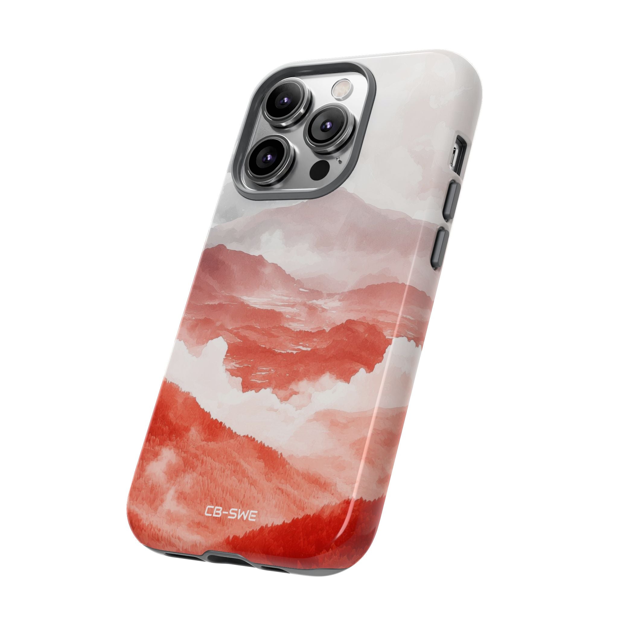Mountain Flames Rise - iPhone Case