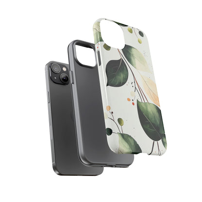 Botanical Leaf Arrangement - iPhone Case