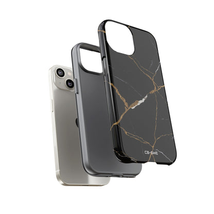 Golden Veins Emerge - iPhone Case