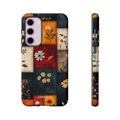 Patchwork Blooms Samsung S23 Plus Case - Tough