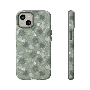 Jungle Green Leaf - Protective Phone Case