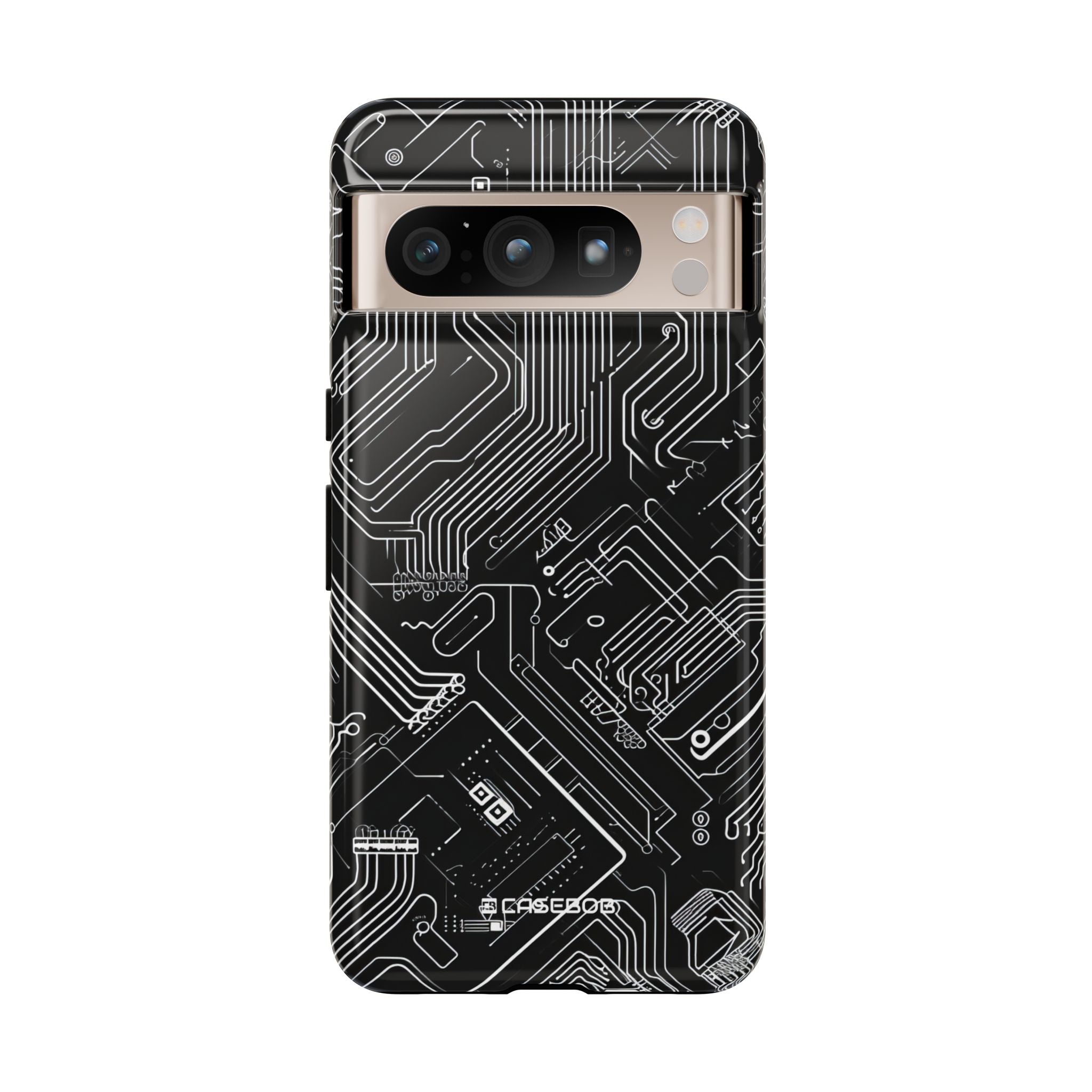 Cyber Circuitry Art - Phone Case for Google Pixel