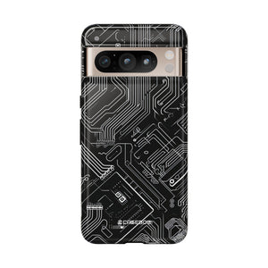 Cyber Circuitry Art | Protective Phone Case for Google Pixel