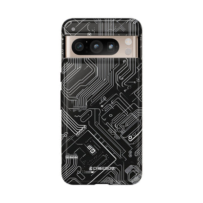 Cyber Circuitry Art - Phone Case for Google Pixel