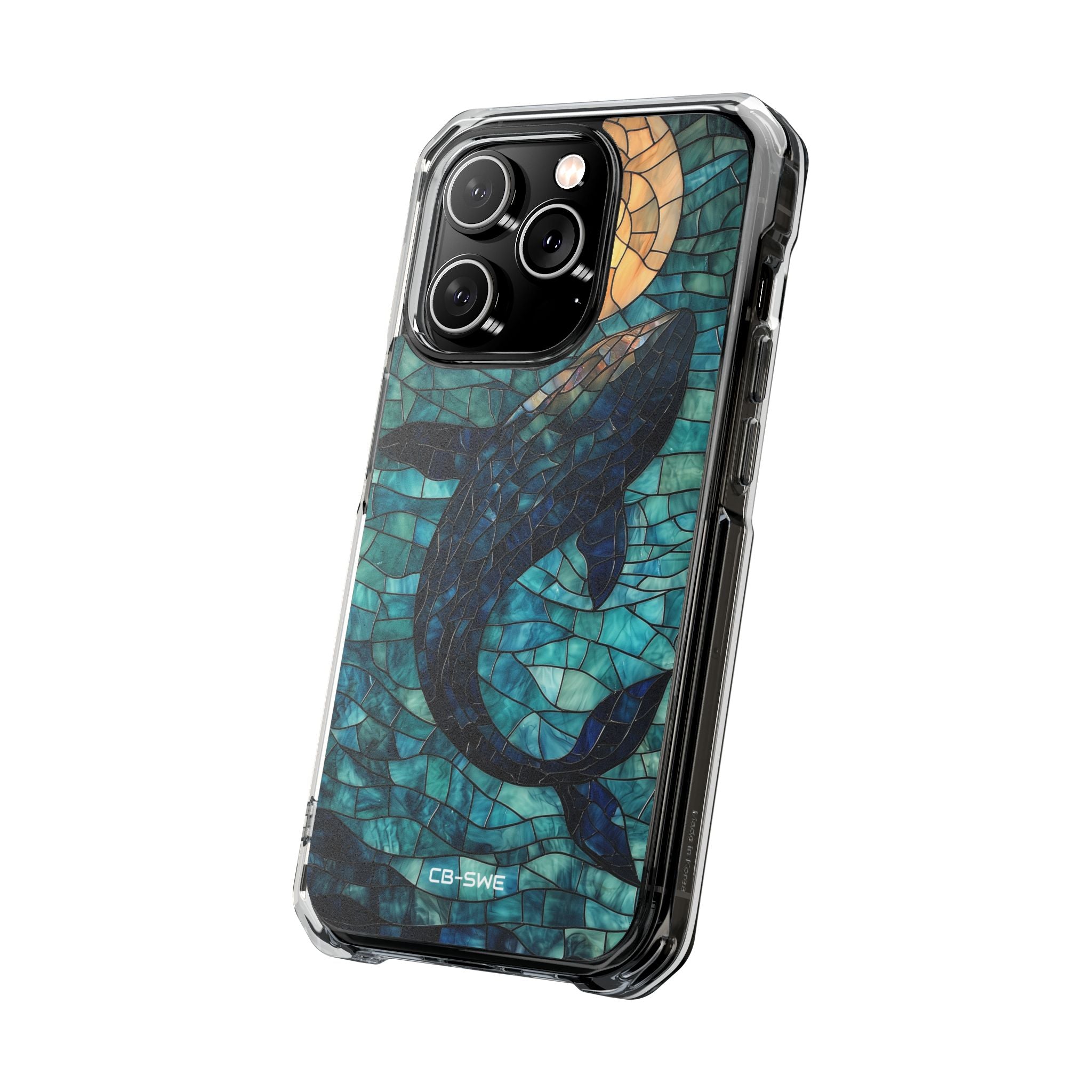 Whale Dives Upward iPhone Case - Impact