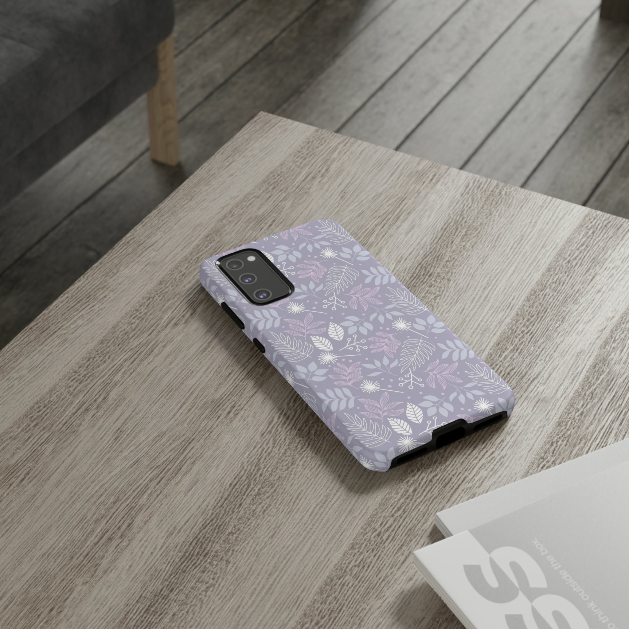 Purple Mona Leaf - Protective Phone Case