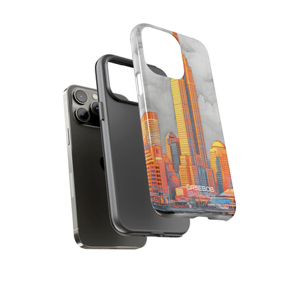 Vibrant City Skyline iPhone 14 - Tough