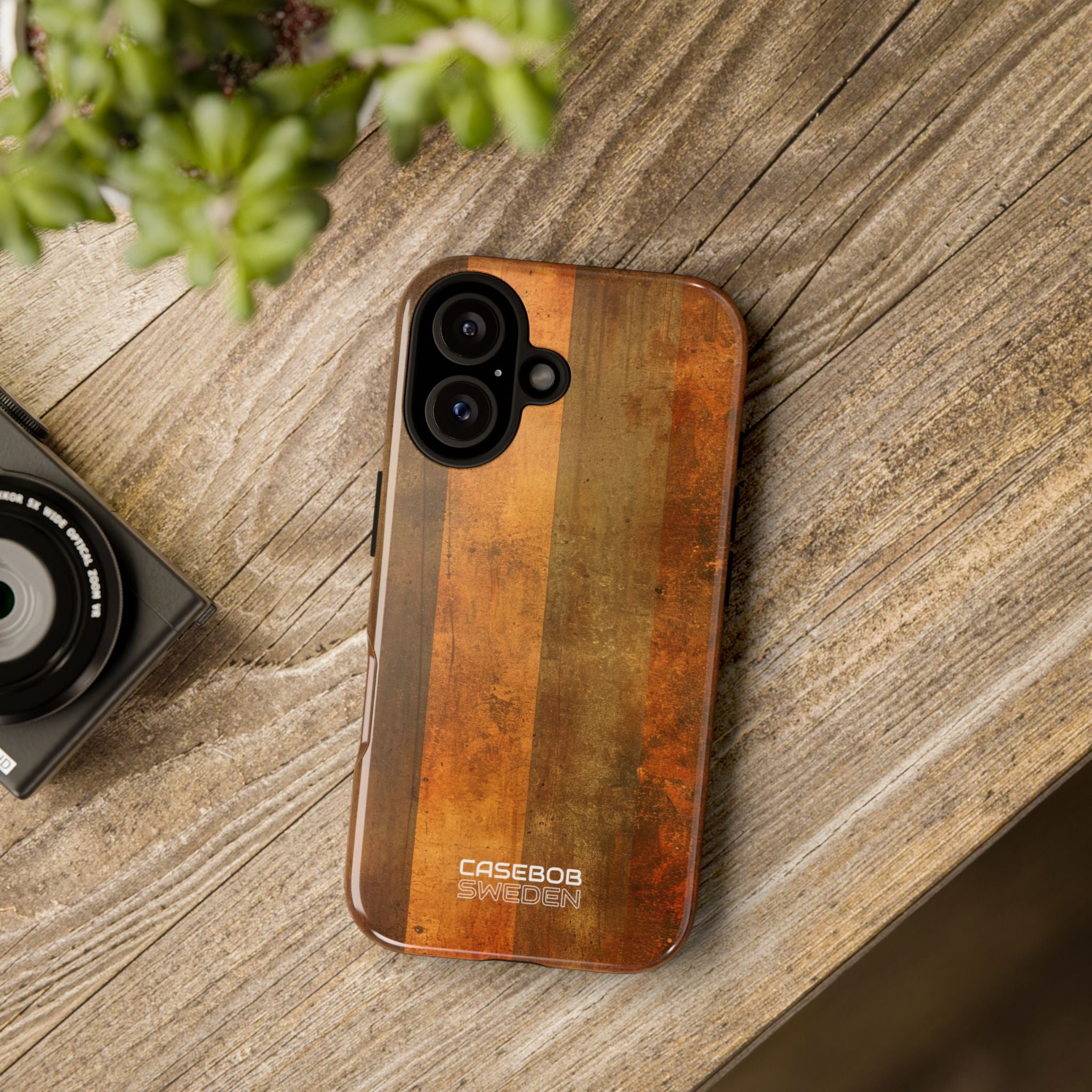 Rustic Striped Texture iPhone 16 - Tough