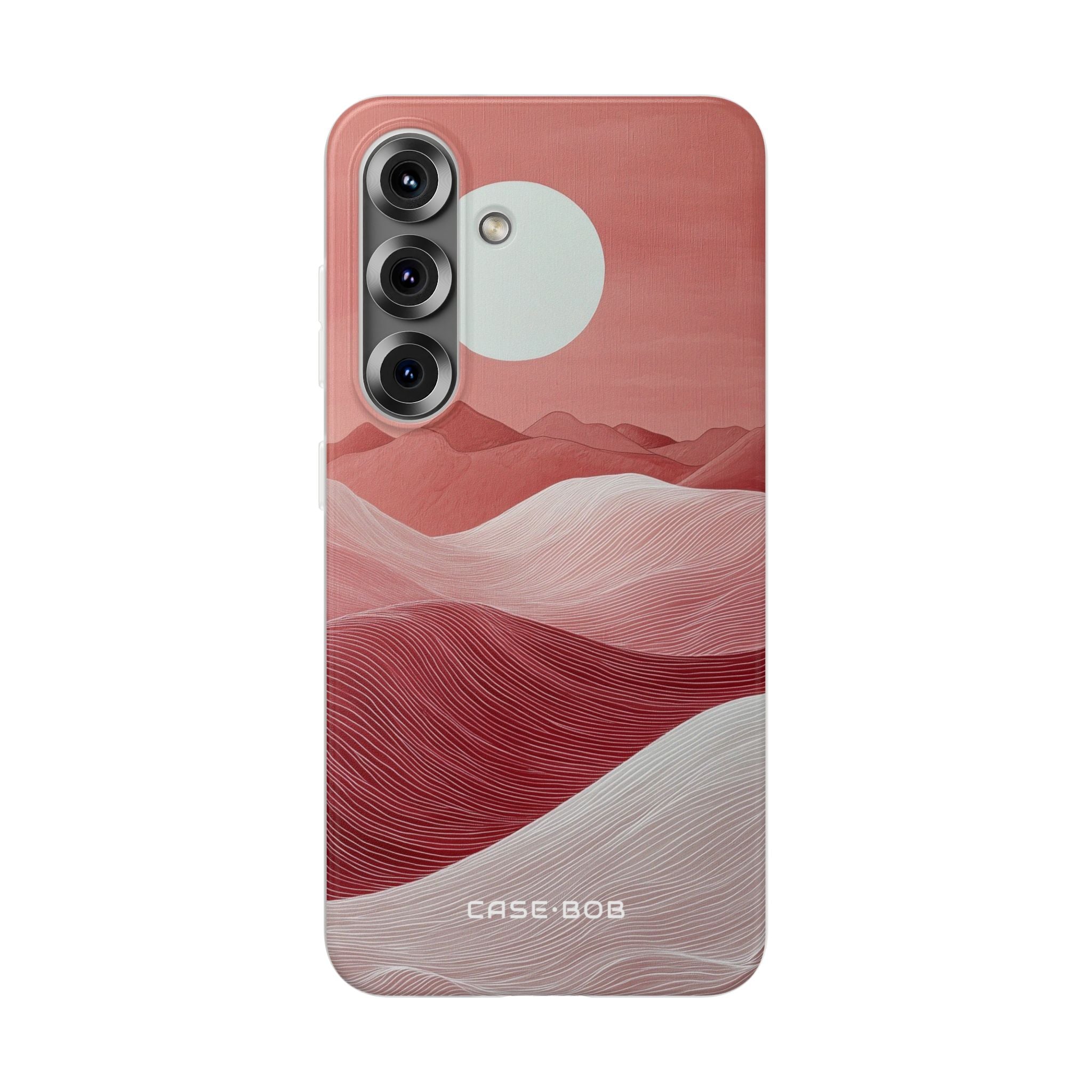 White Orb Dunes Samsung S25 Plus Case - Soft