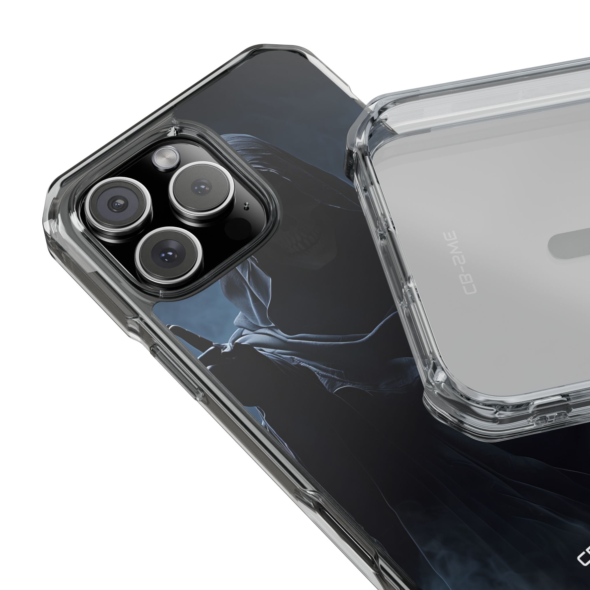 Spectral Guardian Warning iPhone Case - Impact