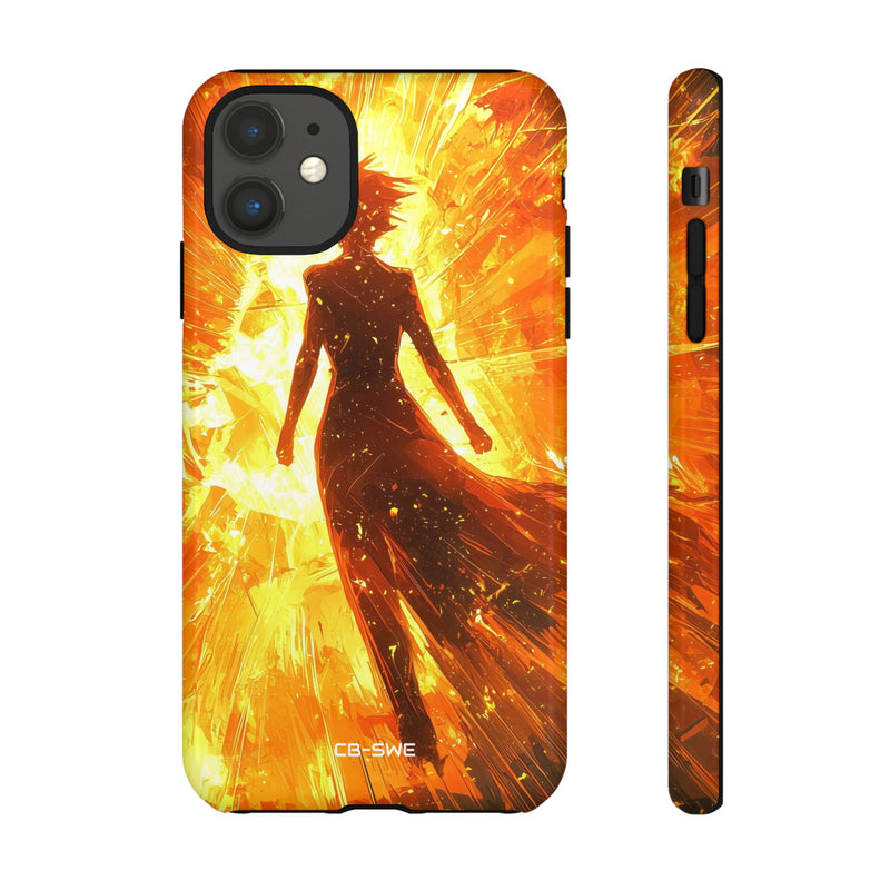 Fiery Energy Erupts - iPhone Case