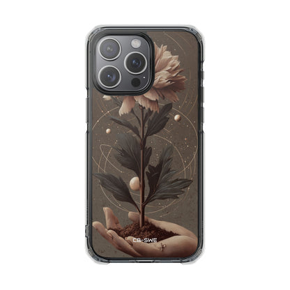 Celestial Flower Embrace iPhone Case - Impact