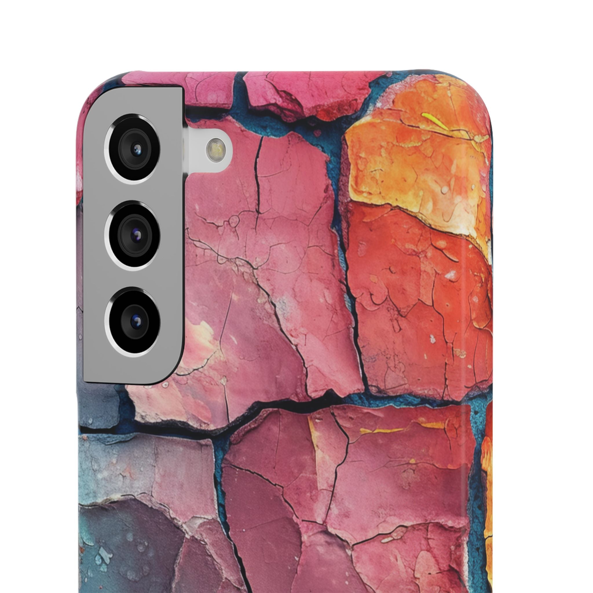 Cracked Earth Mosaic - Slim Samsung S22 Phone Case