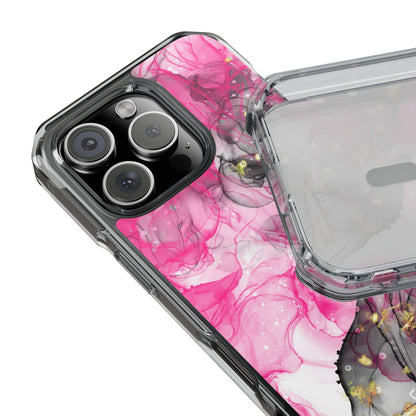 Vibrant Pink Swirls iPhone Case - Impact