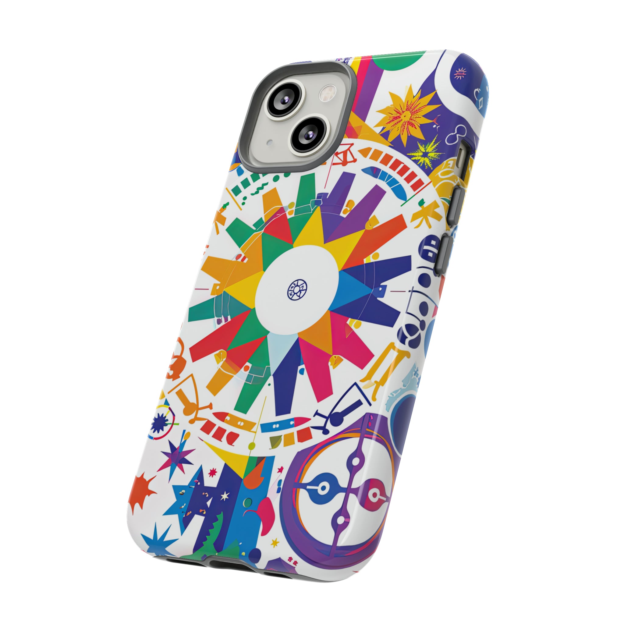 Celestial Horoscope Whirl - Protective Phone Case