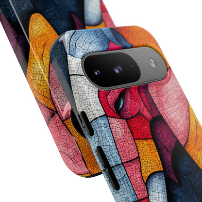 Elephant Mosaic Google Pixel 9 Case - Tough