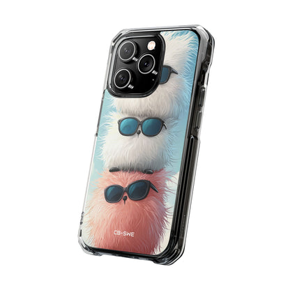 Fluffy Creatures Stack iPhone Case - Impact