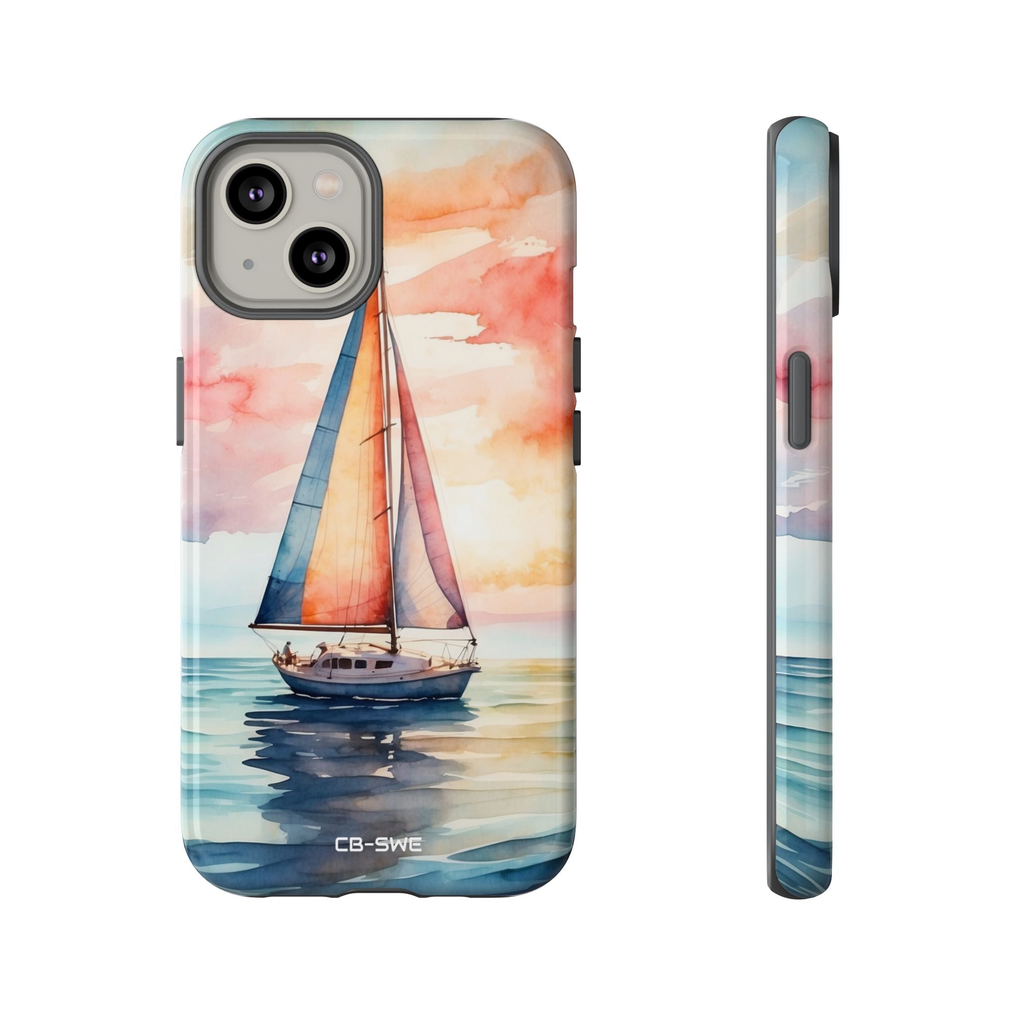 Sailboat Glides Calm - iPhone Case