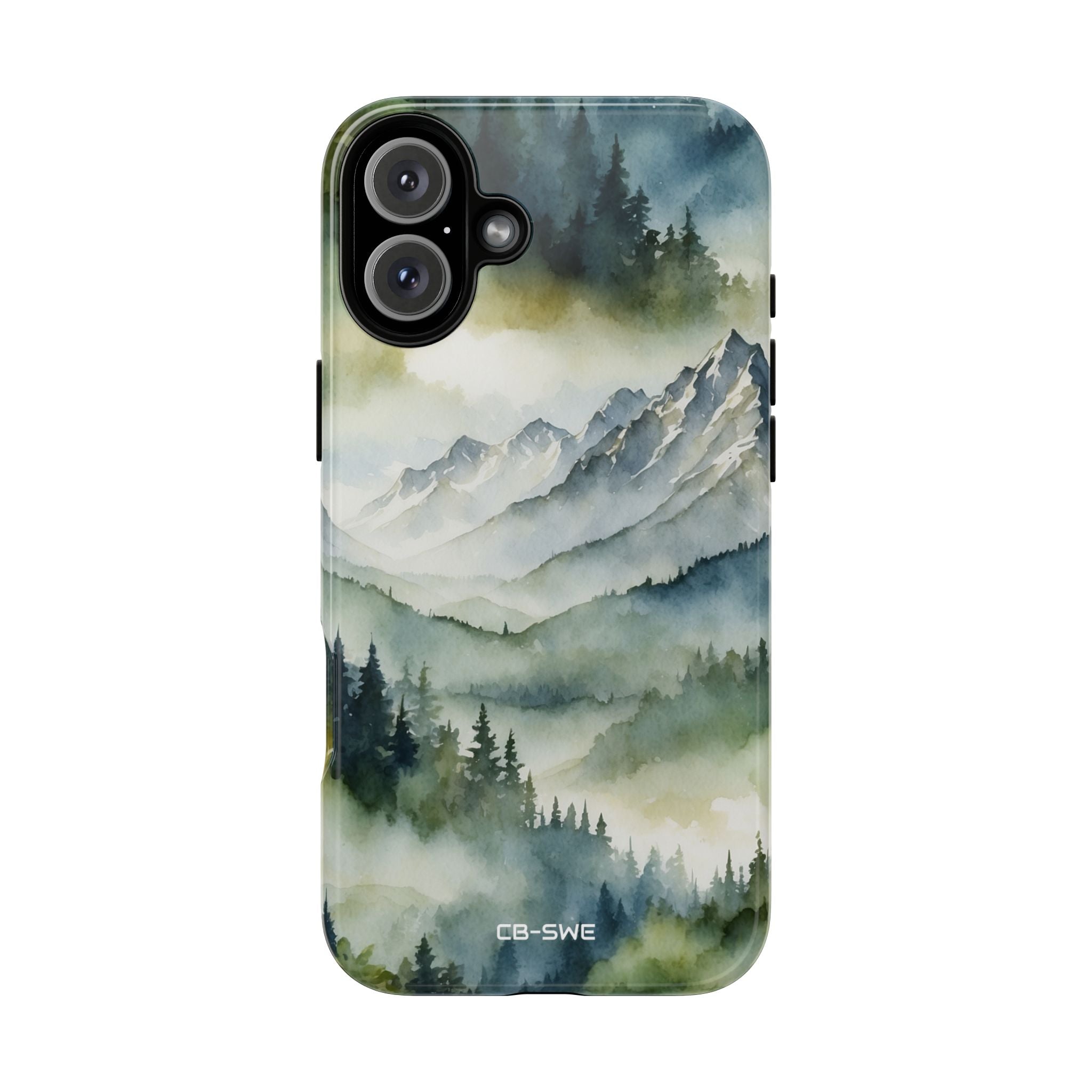 Misty Peaks Emerge - iPhone Case