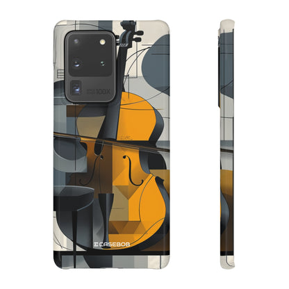 Cello Abstraction | Slim Phone Case for Samsung