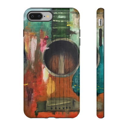 Oil painting - Guitar - Protective Phone Case