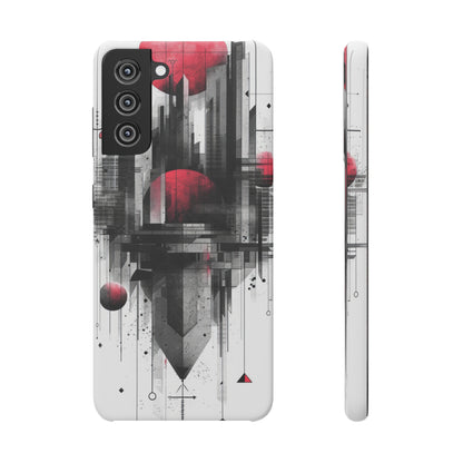 Cyber Gridscape | Slim Phone Case for Samsung