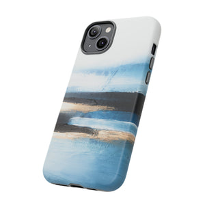 Oil Painting - Abstract Blue - Protective Phone Case