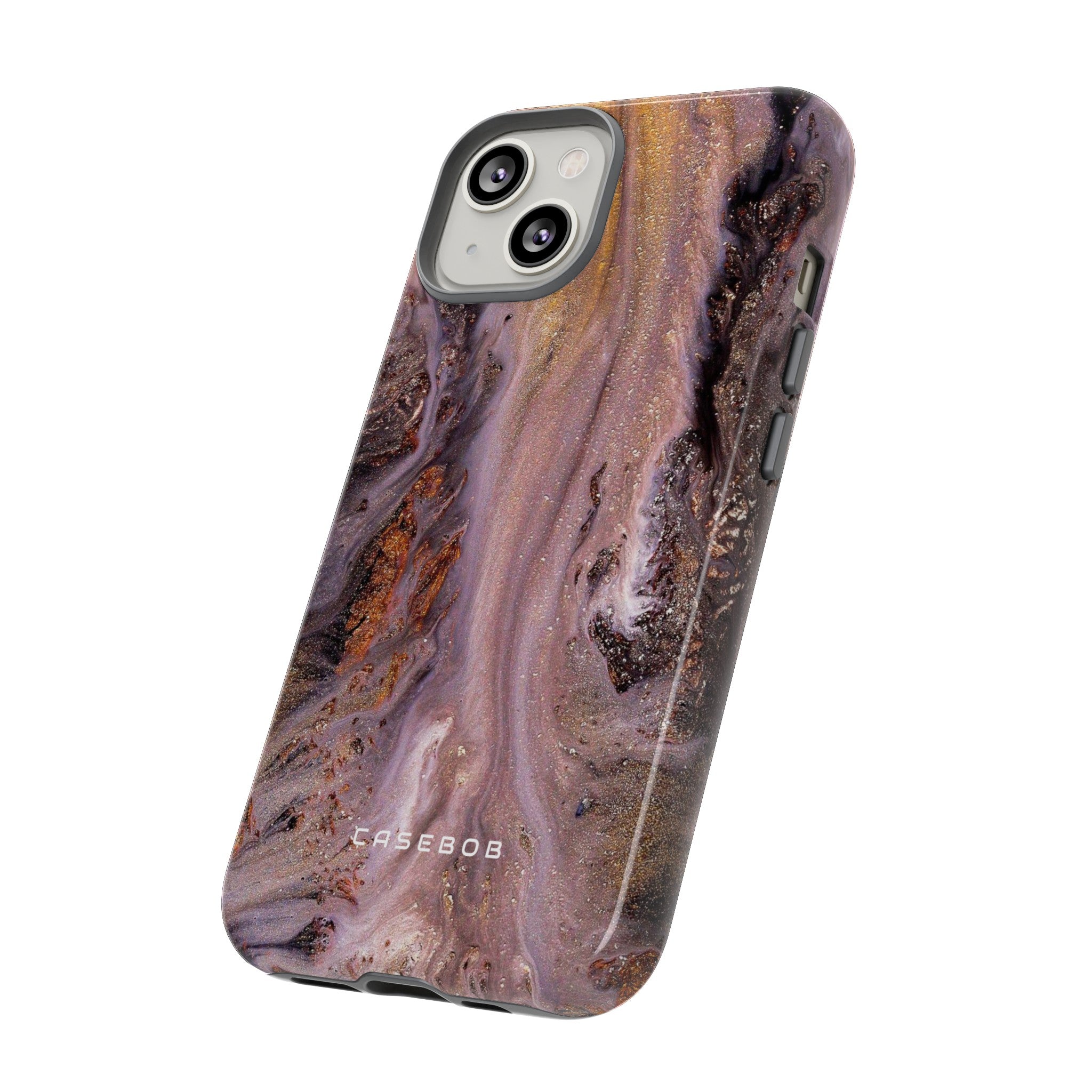 Pink Marble Ink Art - Protective Phone Case