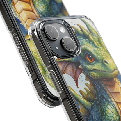 Green Dragon Smiles iPhone Case - Impact
