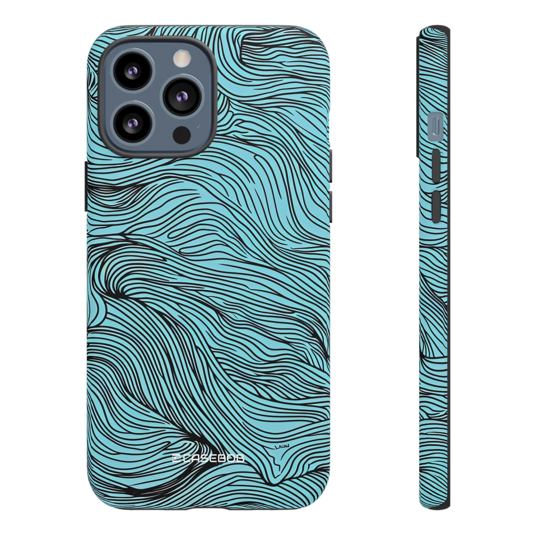 Wavy Serenity | Protective Phone Case for iPhone