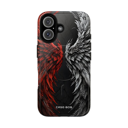 Crimson White Wings iPhone 16 Case - Tough+